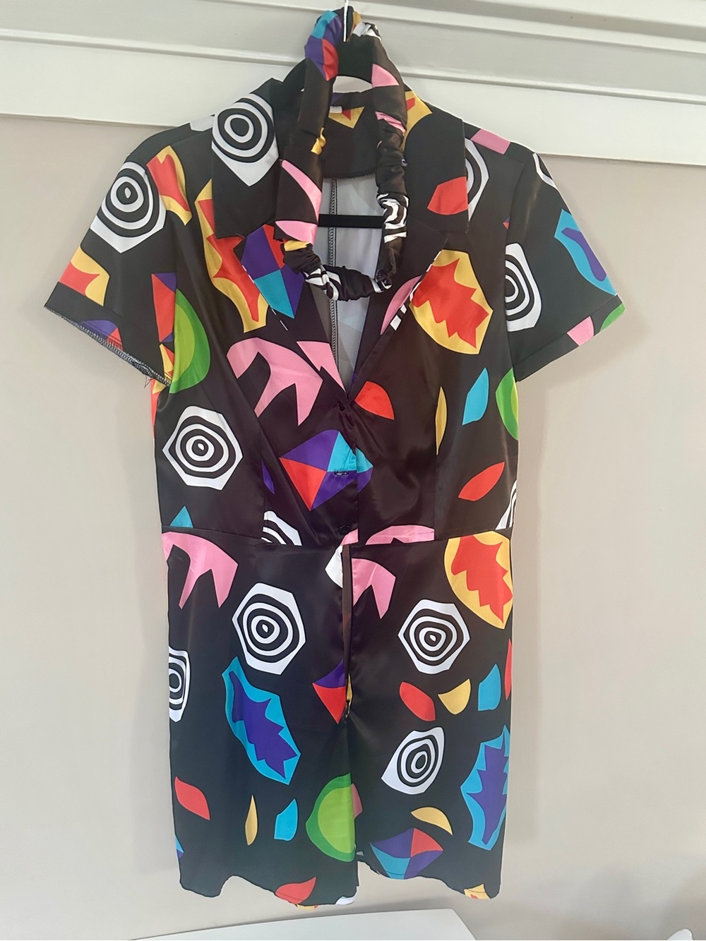 Women’s Stranger Things Eleven Romper Cosplay Halloween Costume with headband